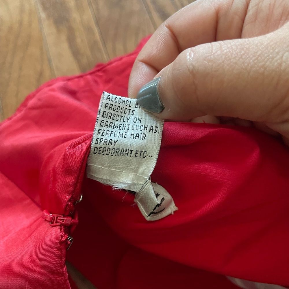 Sherri Hill Red Mini Cocktail Dress Women’s Sz 2 - Picture 10 of 12